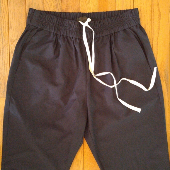 J.Crew Navy Dressy Jogger Slacks - Picture 2 of 8